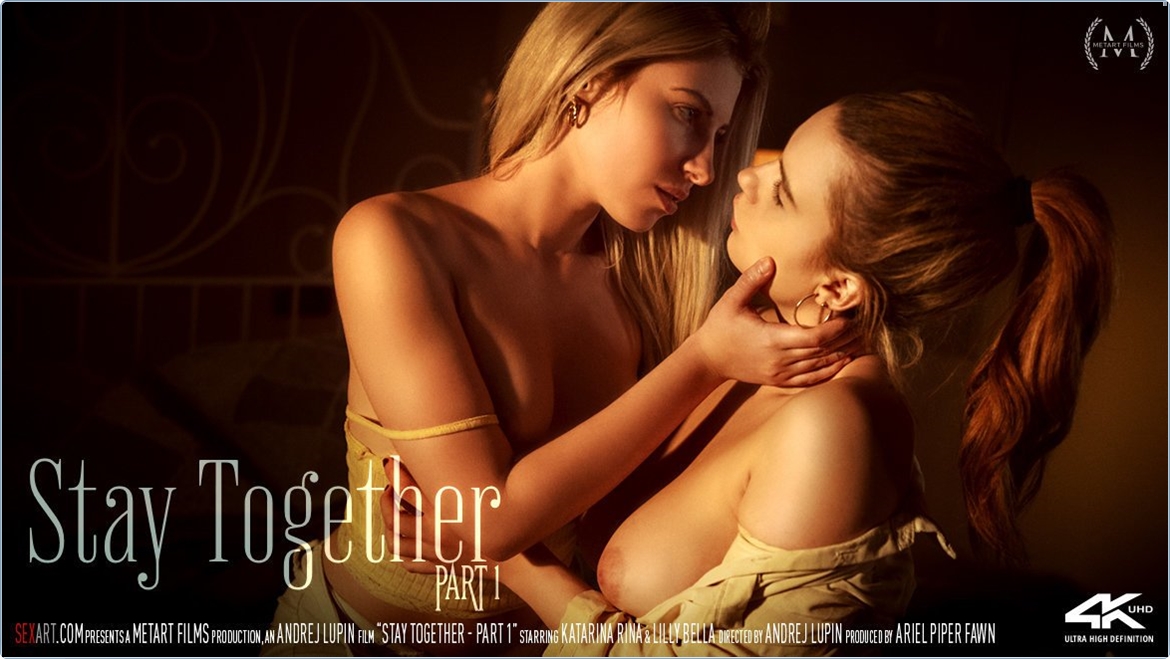 [SexArt.com] Katarina Rina & Lilly Bella - Stay Together Part 1 [2021.05.14, Lesbian, Bedroom, Indoors, Blonde, 2160p]