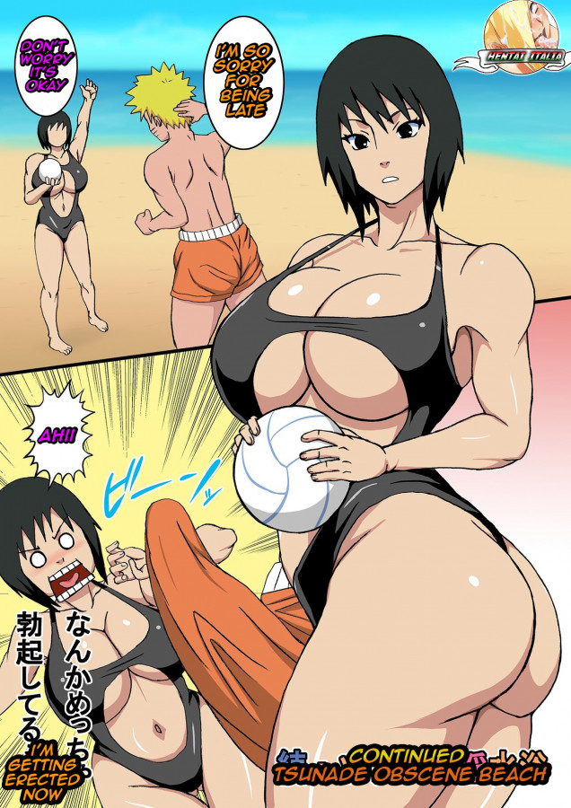 [Naruho-dou (Naruhodo)] Zoku Tsunade no Insuiyoku -  After Tsunade’s Obscene Beach (Naruto) eng Hentai Comic