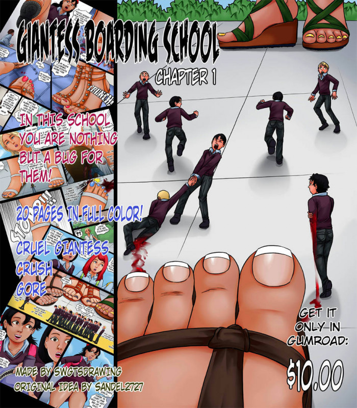 SWGTS - Giantess Boarding School 1 Porn Comics