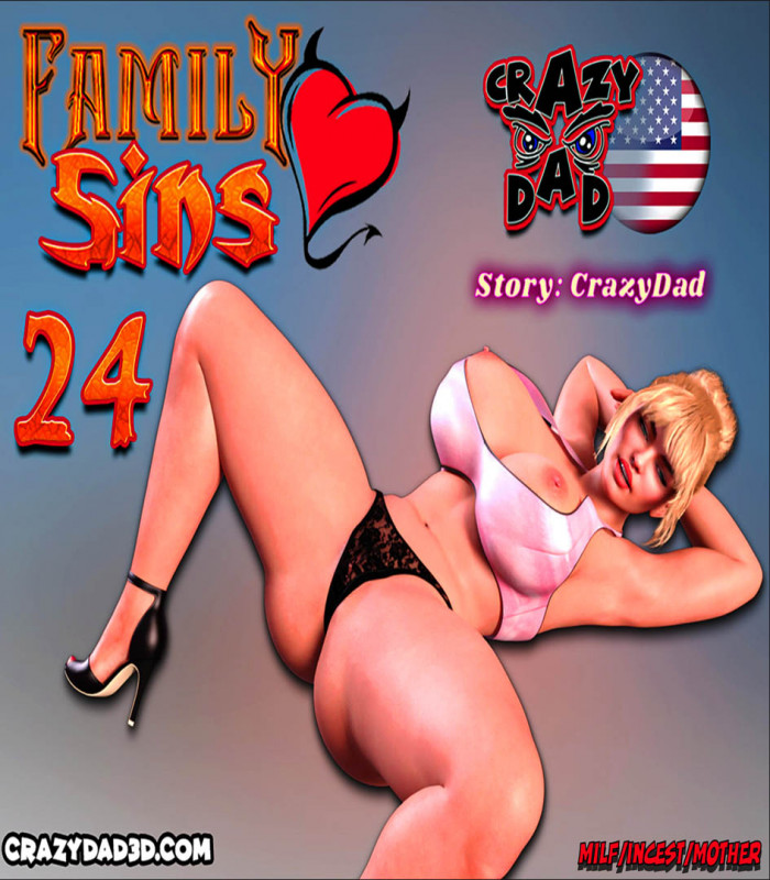 CrazyDad3D - Family Sins 24 3D Porn Comic
