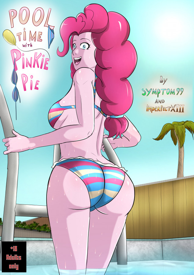 Symptom99 - Pool Time with Pinkie Pie (My little pony) Porn Comic