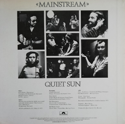 Quite песня. Quiet Sun mainstream 1975. Mainstream quiet Sun. Песня Mute.