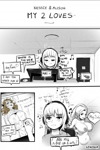 Lewdua - “My Two Loves” - Nessie and Alison Porn Comics