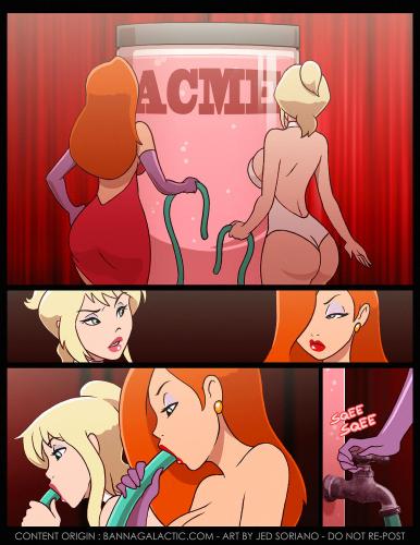 Banna Galactic Clash of the Cartoon Divas Porn Comic