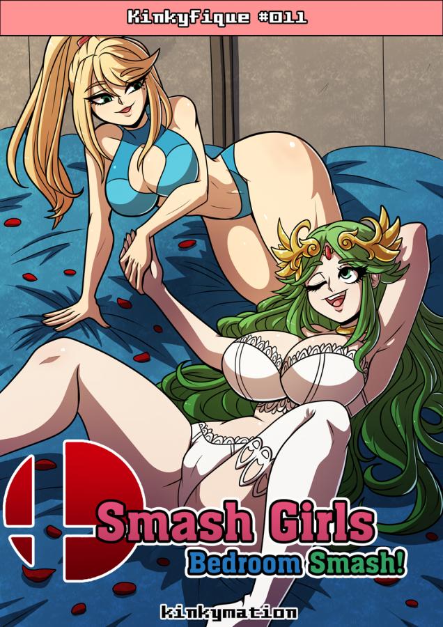 Kinkymation - Smash Girls: Samus and Palutena's Bedroom Smash! Porn Comic