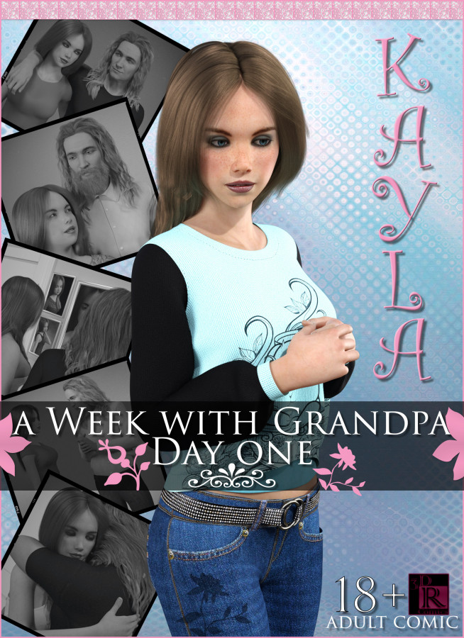 3DRComics - Kayla in A Week with Grandpa - Day One 3D Porn Comic