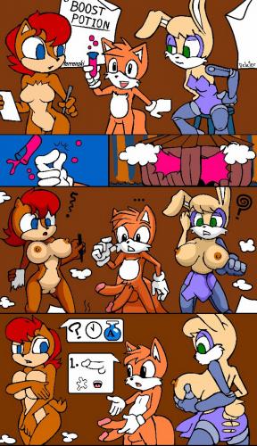 Sonic the Hedgehog The Boost Potion Porn Comics