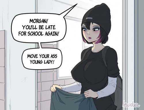 Lewdua – Stupid Cock – Morgan and Iris “Young” Porn Comic