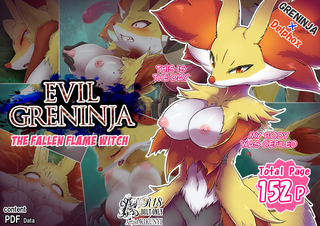 [Kikunyi] Evil Greninja x Delphox: The Fallen Flame Witch (Pokemon) (HD Full Version) eng Hentai Comic