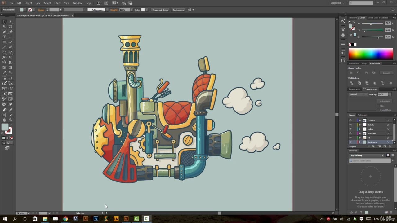 Презентация по adobe illustrator