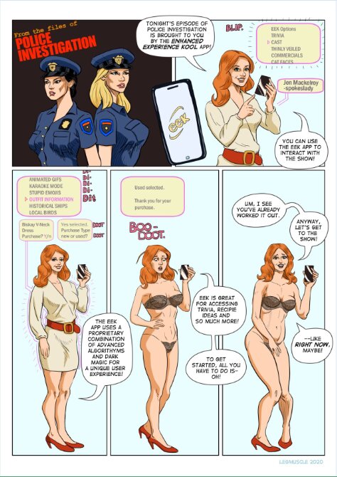 Legmuscle - Police Investigation Porn Comic