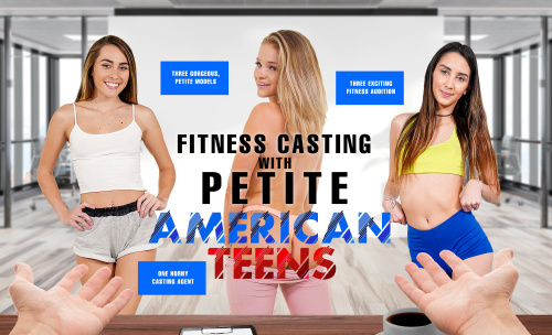 Fitness Casting with Petite American Teens by LifeSelector Porn Game