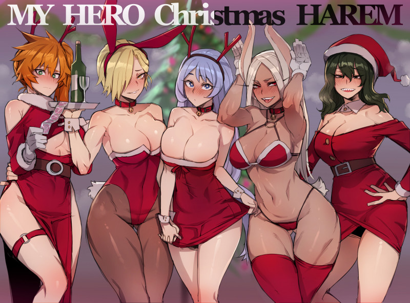 Ratatatat74 – MY HERO Christmas HAREM Hentai Comics