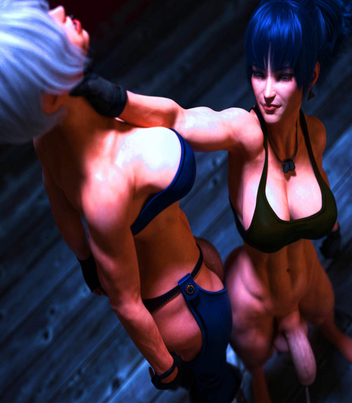 SquarePeg3D - Angel and Leona 3D Porn Comic
