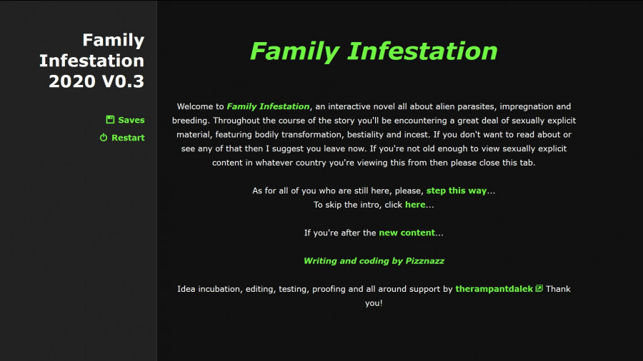 Family Infestation v0.3.4 by Pizznazz Porn Game