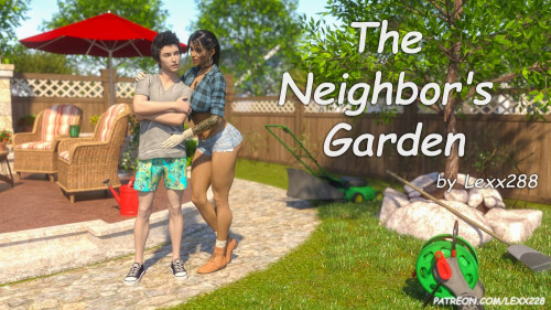 Lexx228 - Garden Girl The Neighbour’s garden 3D Porn Comic