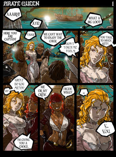 Ganassa - Pirate Queen Porn Comic