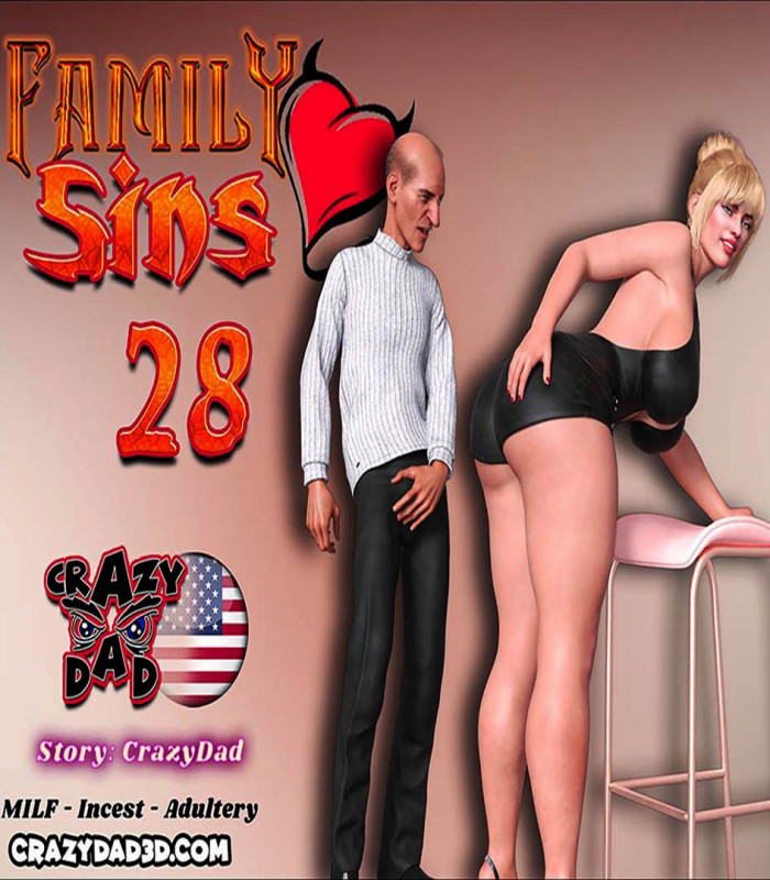 CrazyDad3D - Family Sins 28 3D Porn Comic