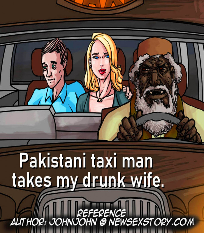 IllustratedInterracial – Pakistani Taxi Man Porn Comics