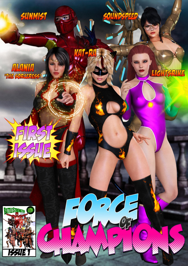 Battlestrength - Force Of Champions - Issue #1-2 3D Porn Comic