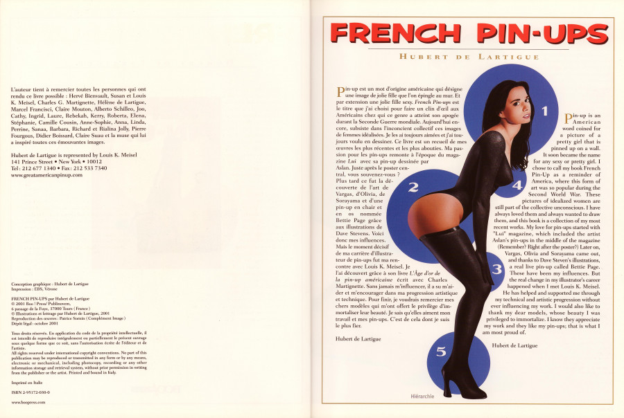 Hubert de Lartigue - French Pin-Ups Porn Comic