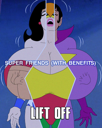 Super Friends with Benefits: Lift Off Porn Comic