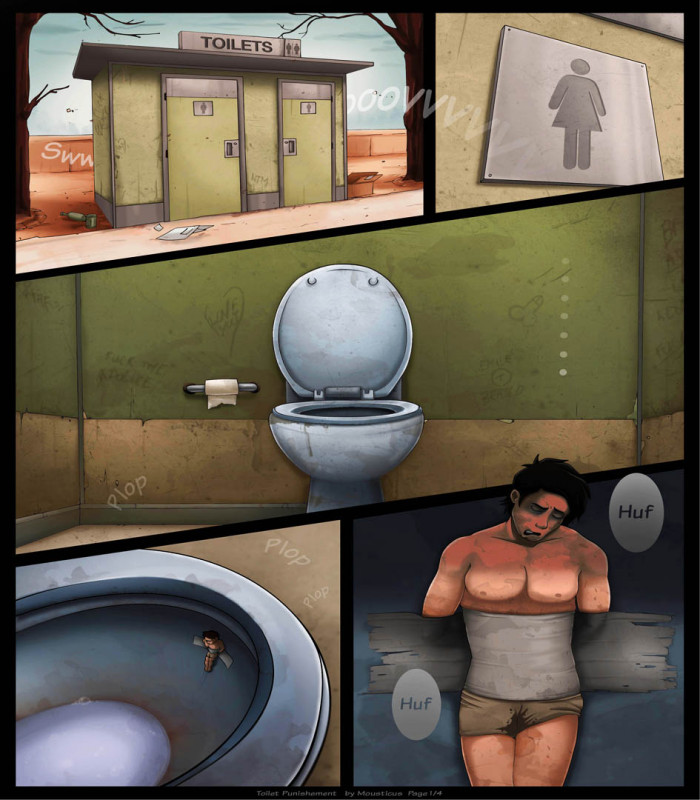 Mousticus - Toilet Punishment Porn Comic