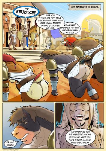 Tawny Otter - Horn of Heroes Porn Comic