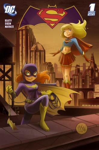 mikemaihack - Batgirl - Supergirl Porn Comics