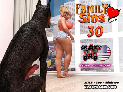 CrazyDad3D - Family Sins 30 3D Porn Comic