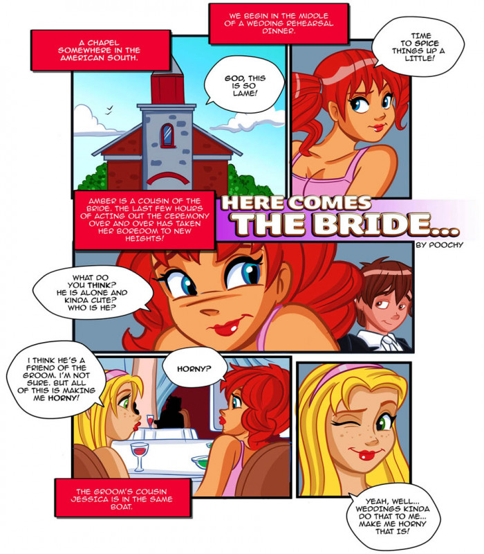 Lustomic - Here Comes The Bride Porn Comic