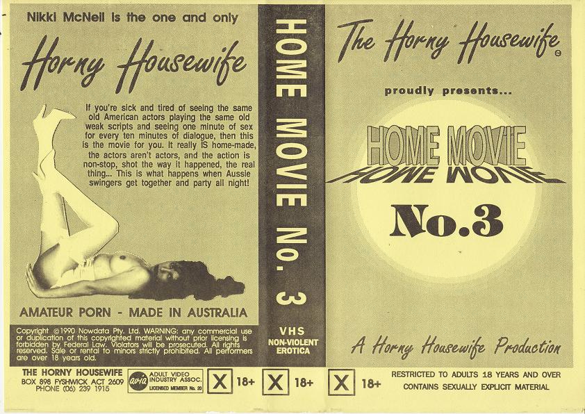 Horny Housewife #3 / Развратная домохозяйка #3 (Horny Housewife Production) [1990 г., Classic, Anal, Double Penetration, Hardcore, All Sex, VHSRip, 480p] (Nikki McNeil)