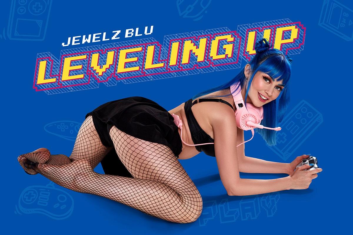 [BaDoinkVR.com] Jewelz Blu (Leveling Up / BaDoinkVR.com) [2021 г., Pornstar, Doggystyle, Big Tits, Teen, Blowjob, Cum On Body, Babe, Natural, Stockings, VR, 4K, 1920p] [Oculus Rift / Vive]