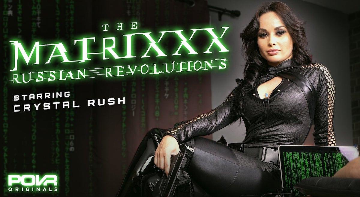 [POVR.com] Crystal Rush (The Matrixxx Russian Revolutions) [2021 г., Big Tits, Blowjob, Brunette, Cosplay, Cum on Stomach, Hardcore, POV, Russian, VR, 1600p] [Samsung Gear VR]