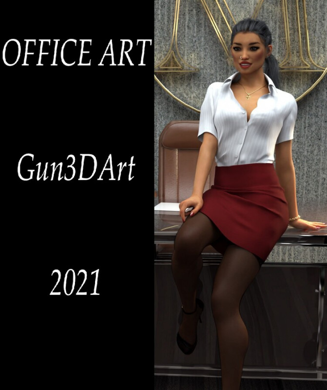 Gun3DArt - Office Art 3D Porn Comic