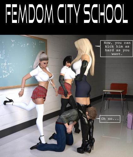Marco041 - Femdom City School 3D Porn Comic