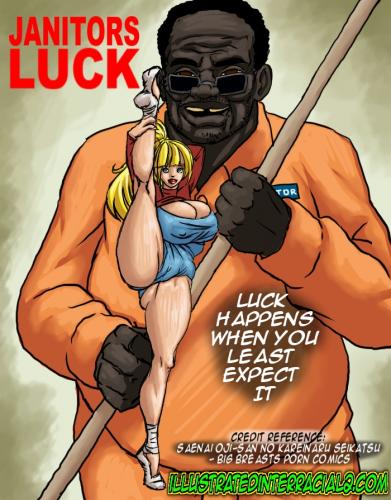 IllustratedInterracial - Janitor's Luck Porn Comics