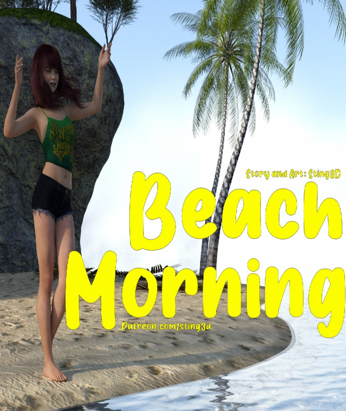 Sting3D - Beach Morning 3D Porn Comic