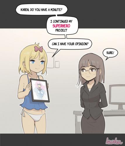 Lewdua - Nessie's comic book project Porn Comic