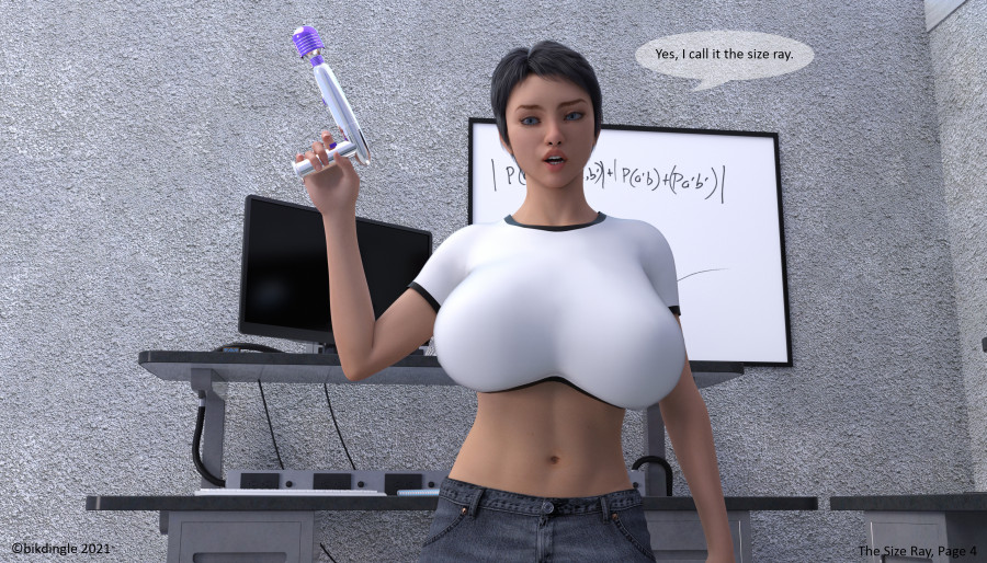 Bikdingle - The Size Ray 3D Porn Comic