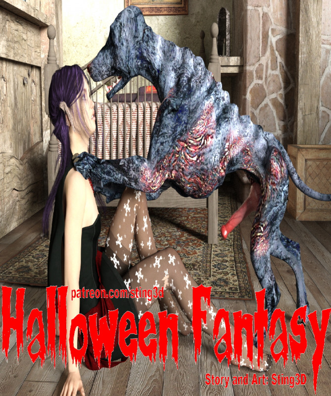 Sting3D - Halloween Fantasy 3D Porn Comic