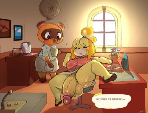 StaryKrow - Resident Services (Animal Crossing) Porn Comic