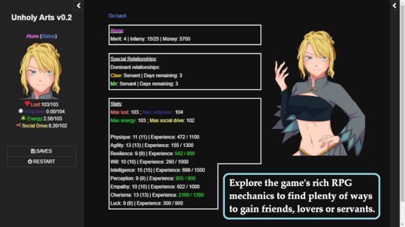 Unholy Arts v0.4.4 Free by Deep Interactivity Porn Game